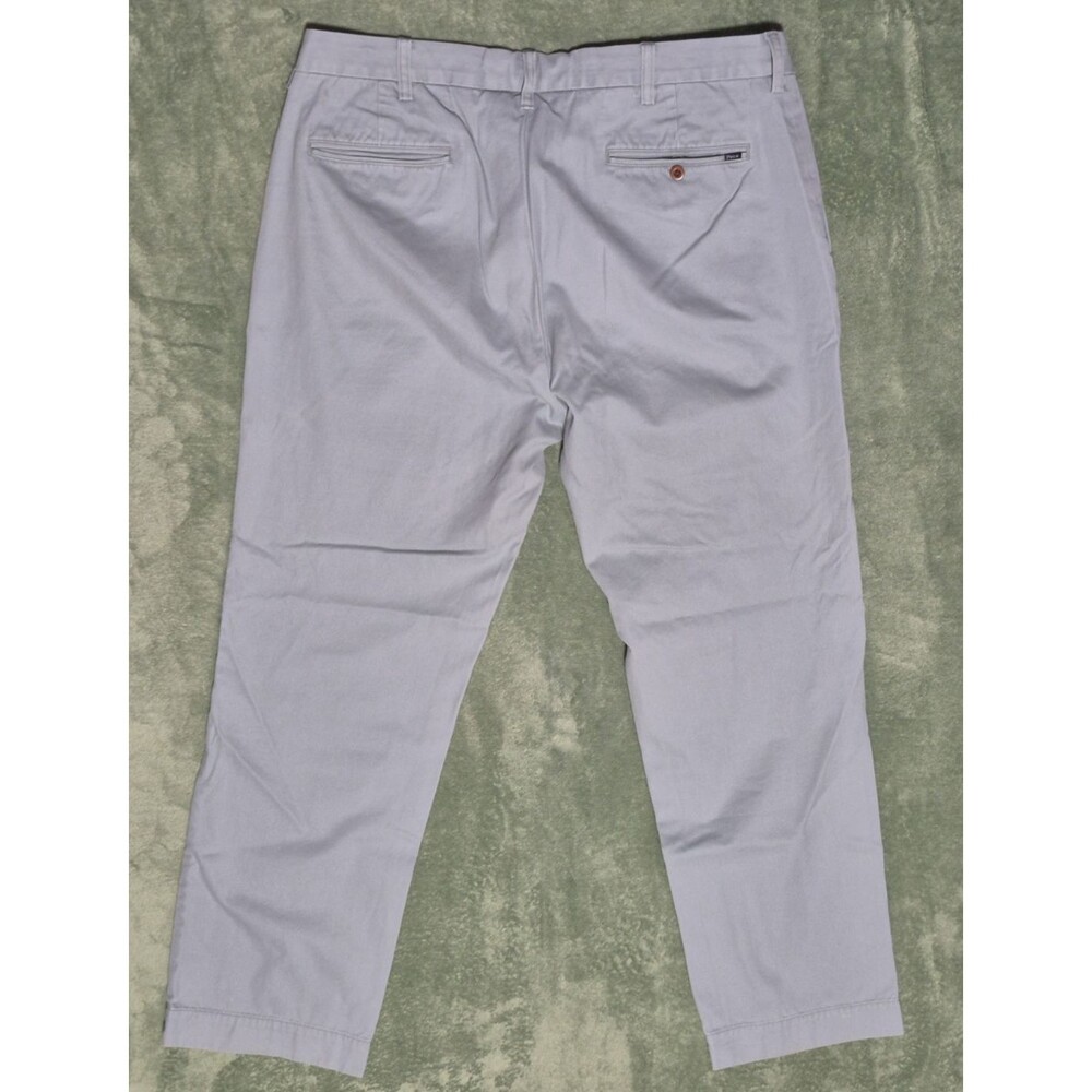 Polo Ralph Lauren Classic Fit Twill Chino Pants Mens 38W Lt. Green Straight Leg